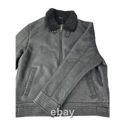 VESTE AVIATEUR BOMBER RALF EN MOUTON SHEARLING SMART RANGE LONDON XL Turquie NEUF ÉTIQUETTE