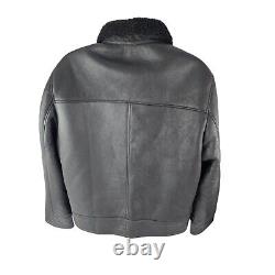 VESTE AVIATEUR BOMBER RALF EN MOUTON SHEARLING SMART RANGE LONDON XL Turquie NEUF ÉTIQUETTE