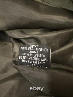 Veste Bombers en Suède Smart Range pour Homme Taille L avec Col en Shearling Amovible