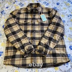 Veste CPO Faherty pour homme, doublée en polaire à poils longs Range, neuve, taille L