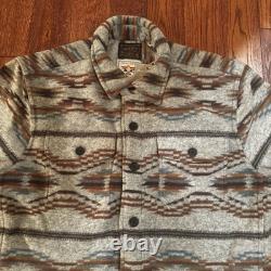 Veste CPO en polaire haute pile Faherty Thunder Voice Eagle Range pour homme, taille large, neuve avec étiquette.