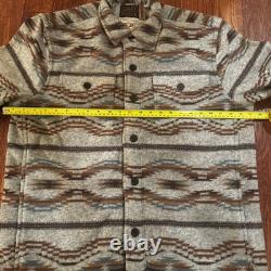 Veste CPO en polaire haute pile Faherty Thunder Voice Eagle Range pour homme, taille large, neuve avec étiquette.