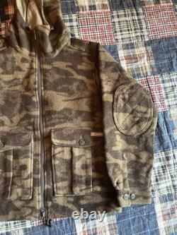 Veste Columbia Chasse Monarch Pass Gallatin Range Laine Camouflage À Capuche Homme Taille M