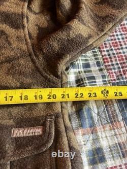 Veste Columbia Chasse Monarch Pass Gallatin Range Laine Camouflage À Capuche Homme Taille M