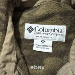 Veste Columbia Gallatin Range en mélange de laine Camouflage Outfitter Taille M