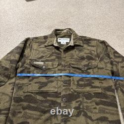 Veste Columbia Gallatin Range en mélange de laine Camouflage Outfitter Taille M