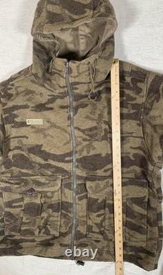 Veste Columbia Monarch Pass Gallatin Range pour hommes en taille médium, camouflage en laine pour la chasse