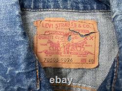 Veste Levi's LVC Capital E 70505-9026 M Frank Fabriquée aux États-Unis Levis Vintage Clothing