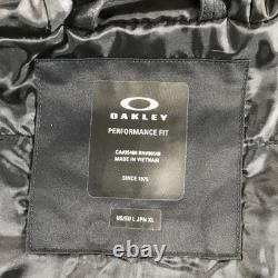Veste Oakley homme grande taille noire Range RC isolée à capuche pour ski parka FOA402345