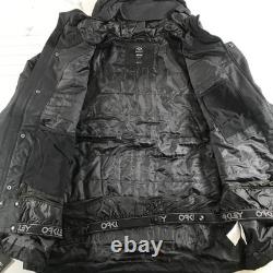 Veste Oakley homme grande taille noire Range RC isolée à capuche pour ski parka FOA402345