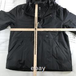 Veste Oakley homme grande taille noire Range RC isolée à capuche pour ski parka FOA402345