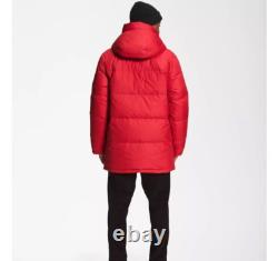 Veste Parka The North Face Homme S 77 Brooks Range Manteau Rouge Duvet Long Puffer