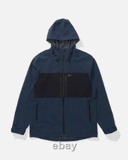 Veste Salty Crew neuve pour homme Long Range bleu marine taille L