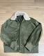 Veste Bomber En Suède Smart Range Pour Homme Taille L Avec Col En Shearling Amovible