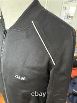 Veste bomber noire pour homme Frere, taille personnalisée S M, poitrine 40, faite main