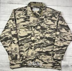 Veste camouflage en laine mélangée Columbia Gallatin Range pour homme, taille XL, shacket de chasse