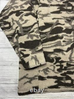 Veste camouflage en laine mélangée Columbia Gallatin Range pour homme, taille XL, shacket de chasse