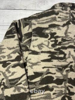 Veste camouflage en laine mélangée Columbia Gallatin Range pour homme, taille XL, shacket de chasse