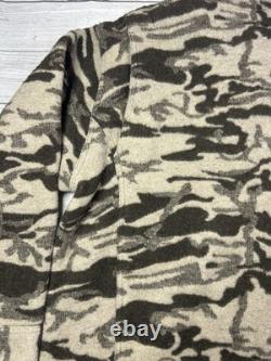 Veste camouflage en laine mélangée Columbia Gallatin Range pour homme, taille XL, shacket de chasse