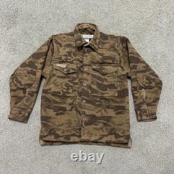 Veste chemise de chasse et de tir pour homme Columbia Gallatin Range en laine camouflage vintage, taille M