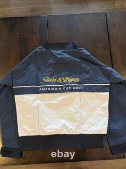Veste coupe-vent Milford Range XL bleu marine et blanc America’s Cup 2003