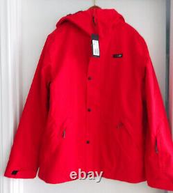 Veste d'hiver Oakley Range RC rouge pour hommes, taille M, neuf avec étiquette.