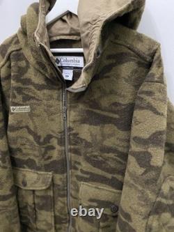 Veste de chasse à capuche en mélange de laine camouflage Columbia Gallatin Range taille XL en excellent état
