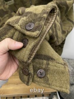 Veste de chasse à capuche en mélange de laine camouflage Columbia Gallatin Range taille XL en excellent état