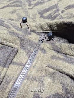 Veste de chasse camouflage en laine Columbia Gallatin Range HEAVY taille petite NICE