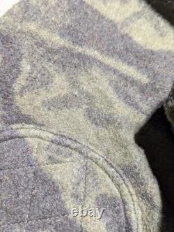 Veste de chasse camouflage en laine Columbia Gallatin Range HEAVY taille petite NICE