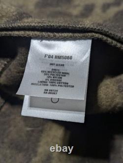 Veste de chasse camouflage en laine Columbia Gallatin Range HEAVY taille petite NICE