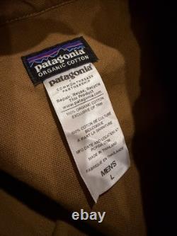 Veste de travail Patagonia pour homme grande beige nouveau modèle en toile de coton