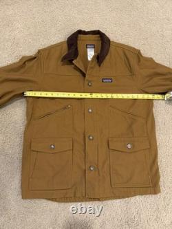 Veste de travail Patagonia pour homme grande beige nouveau modèle en toile de coton