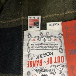 Veste de travail en coton ciré Roark X Wrangler Out of Range Maverick NWT Homme XL
