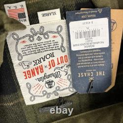 Veste de travail en coton ciré Roark X Wrangler Out of Range Maverick NWT Homme XL