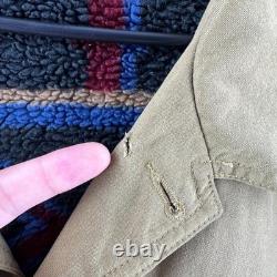 Veste de travail vintage Patagonia Work Range pour hommes 2XL beige Aztec doublée en polaire années 90 1996