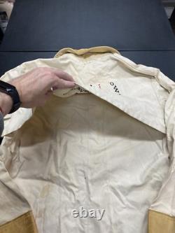 Veste de travail vintage des années 70 en toile de fer et cuir Montana Cheyenne Meadows