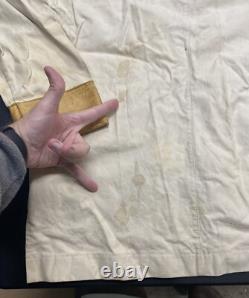 Veste de travail vintage des années 70 en toile de fer et cuir Montana Cheyenne Meadows