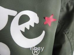 Veste de vol Range MA-1 avec imprimé logo kaki, taille L, homme Qqq