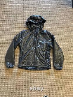 Veste en duvet à demi-zip Brooks Range Mountaineering taille petit Primaloft NEUF avec capuche