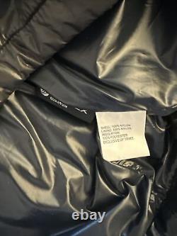 Veste en duvet à demi-zip Brooks Range Mountaineering taille petit Primaloft NEUF avec capuche