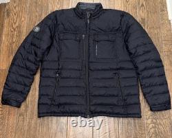 Veste en duvet noire rembourrée Range Rover pour hommes, taille 3XL.