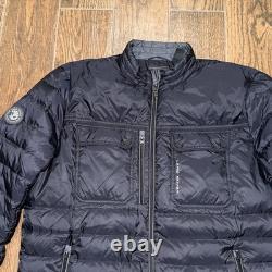 Veste en duvet noire rembourrée Range Rover pour hommes, taille 3XL.