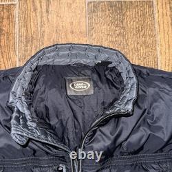 Veste en duvet noire rembourrée Range Rover pour hommes, taille 3XL.