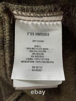 Veste en laine Columbia Gallatin Range vintage, camouflage marron, fermeture éclair intégrale, chasse, homme, 2XL