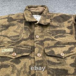 Veste en laine mélangée Columbia Gallatin Range couleur marron camouflage pour homme taille M