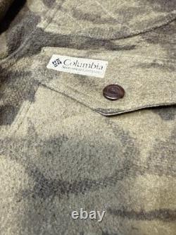 Veste en mélange de laine Columbia Gallatin Range, marron camouflage, grande taille, modèle Outfitter