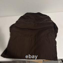 Veste en toile pour homme Outback Canyon Range Rider Taille M, Marron