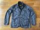 Veste/ Manteau En Cuir Barbour Pour Homme Grande Taille/l En Navy Matelassé Doublé Land Rover Rare