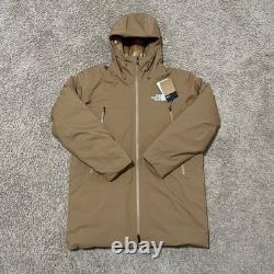 Veste parka The North Face pour homme taille M marron, matelassée avec duvet 600, manteau imperméable
